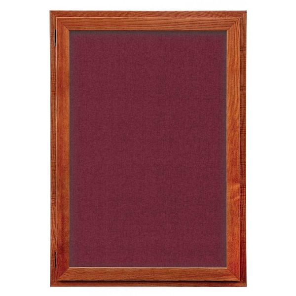 Outdoor Enclosed Combo Board, 72"x36", Black Frame/Grey & Medium Grey